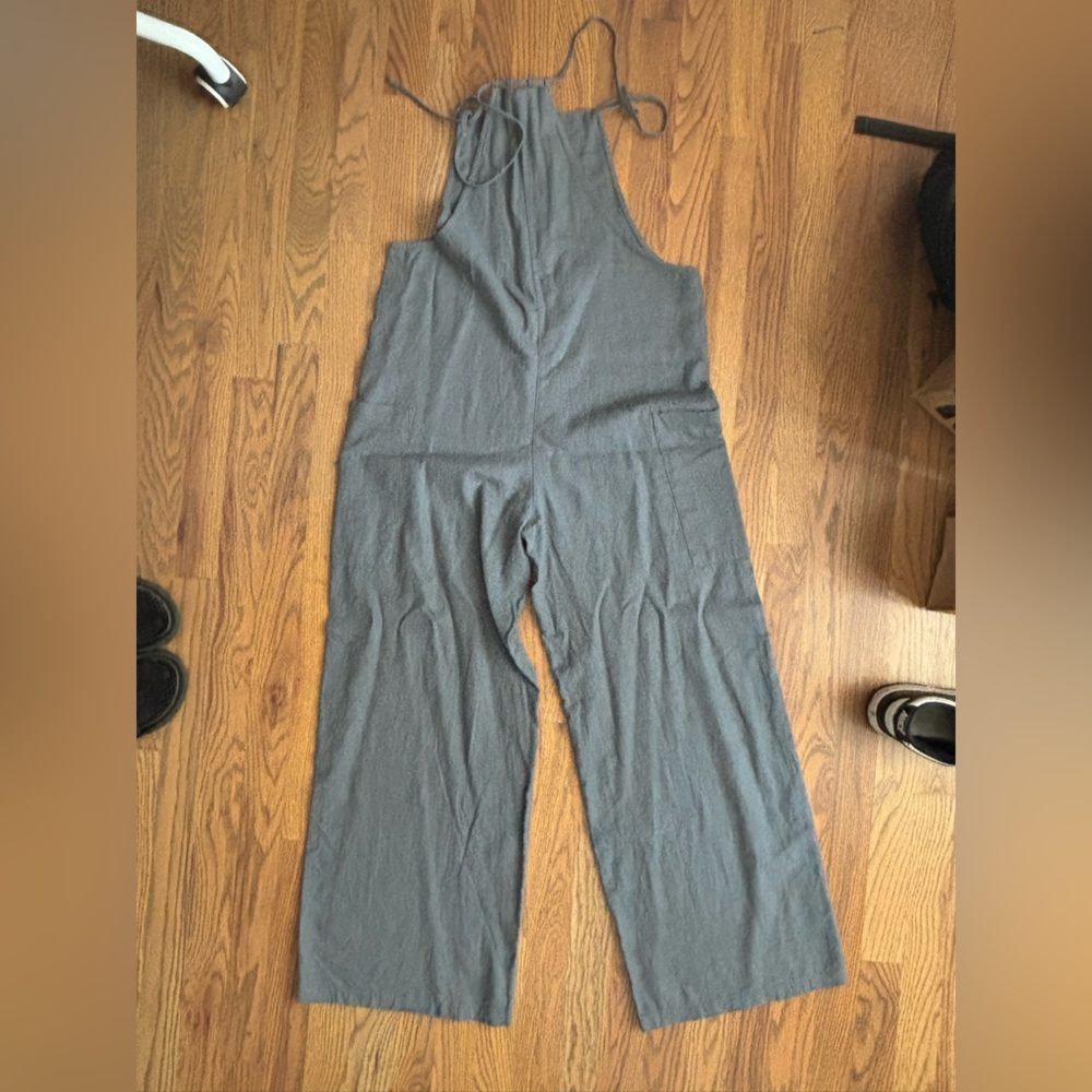 Pull&Bear Charcoal Jumpsuit - Picture 5 of 6